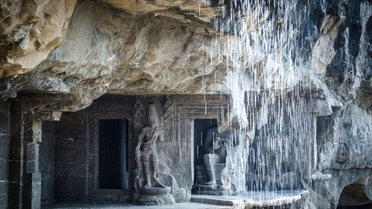 Visiting the Ajanta caves in India