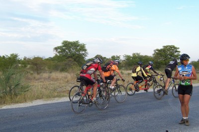 The Tour de Afrique in Botswana 2007