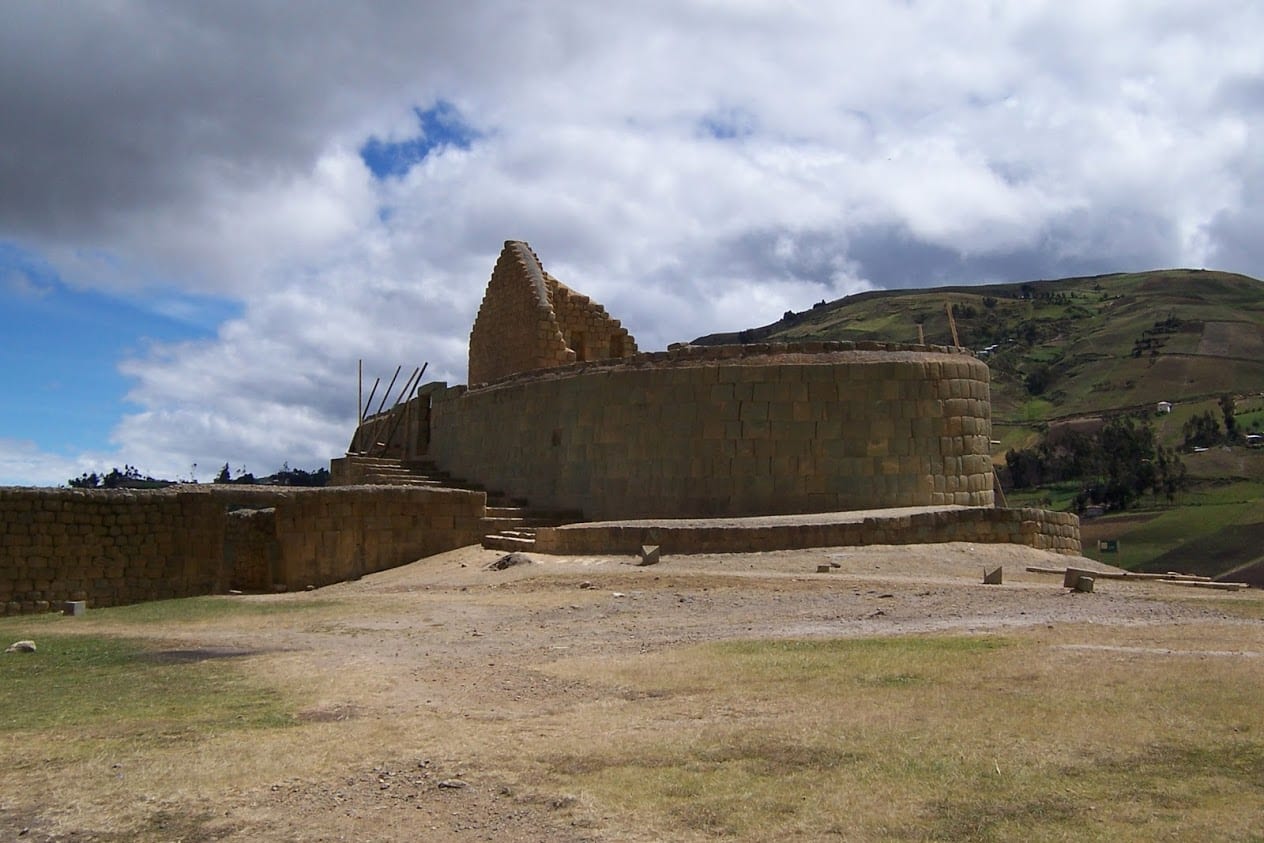 The Ingapirca complex in Ecuador