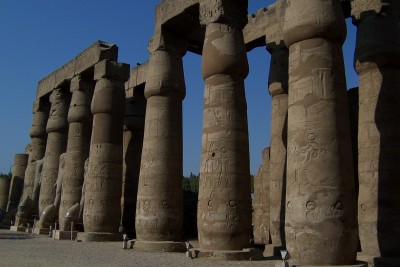 Luxor temple in Egypt