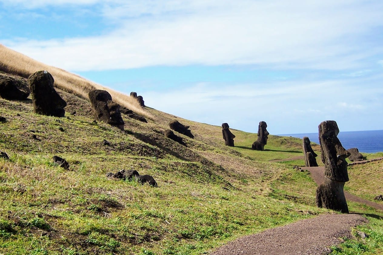 The statues of Easter Island