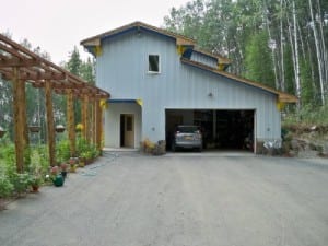 The house I stayed at in Fairbanks, Alaska