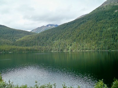 Cycling from Boya Lake to Dease River Crossing Campground in Canada