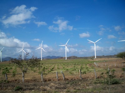 Wind turbines in Nicaragua