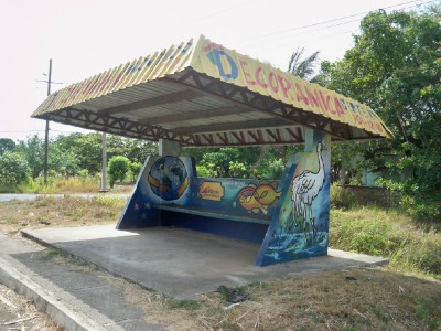 Bus stops in Panama