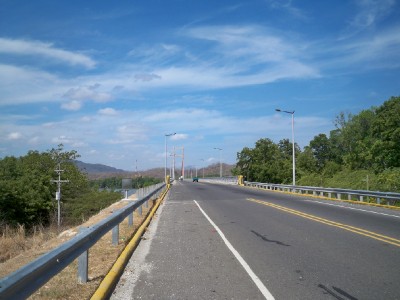 The friendship bridge near Nicoya, Costa Rica