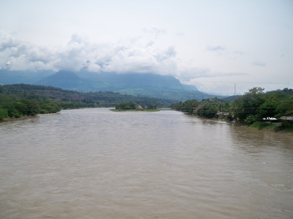 A river at La Pintada in Colombia