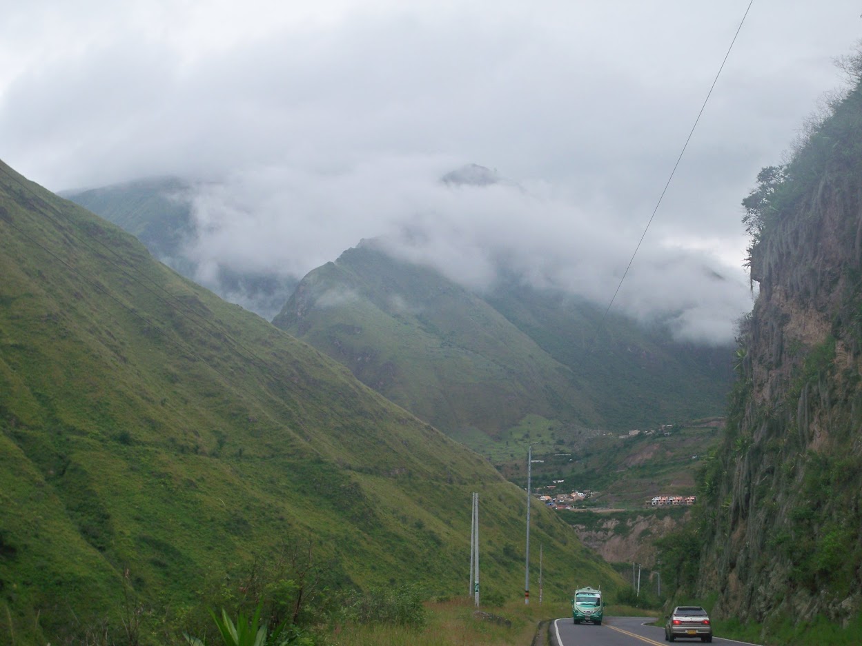 A view from El Pedregal in Colombia after cycling uphill