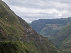 A view to Ipiales in Colombia