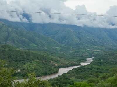 The mountains near El Remolino in Colombia
