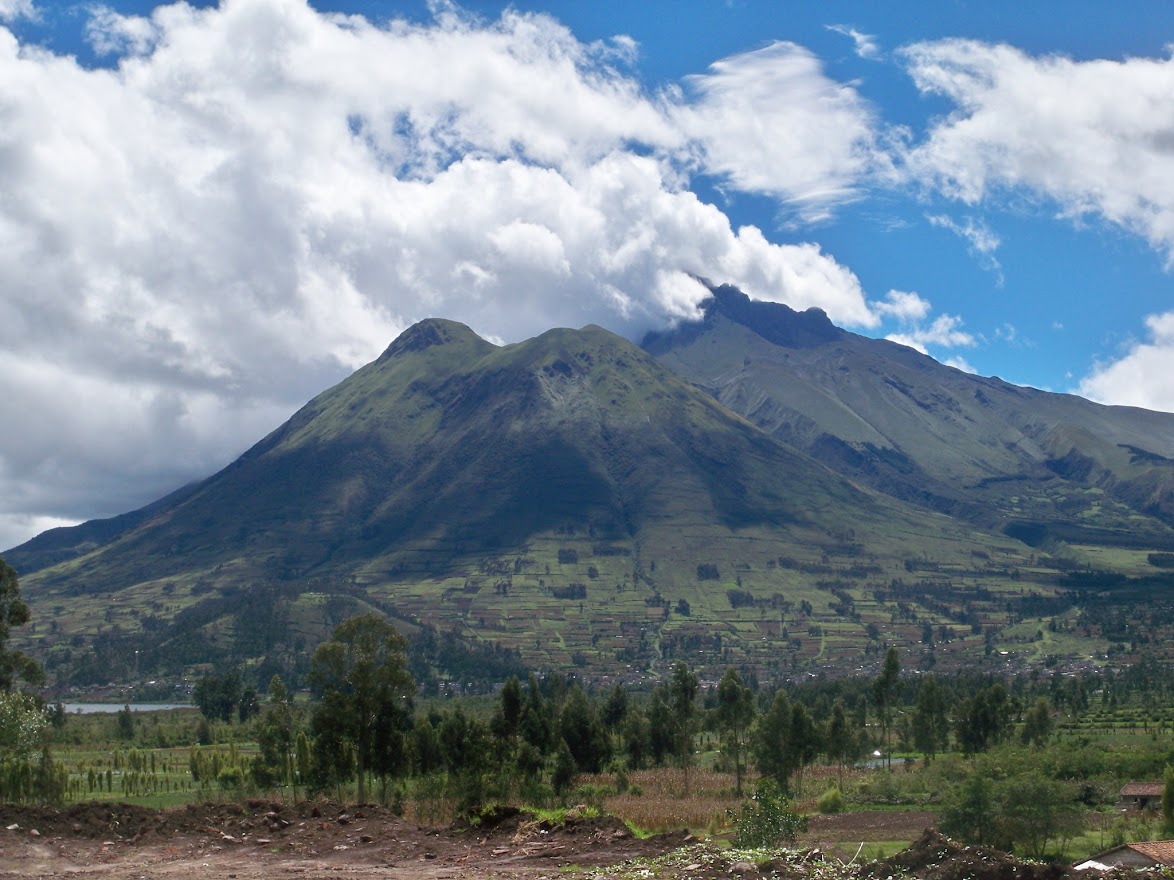 The volcano near Ibarra, Ecuador