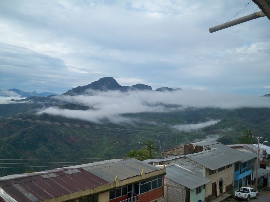 View from Indanza in Ecuador
