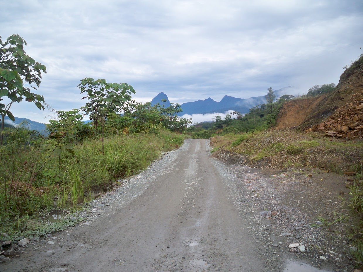 Bikepacking dirt roads in Ecuador