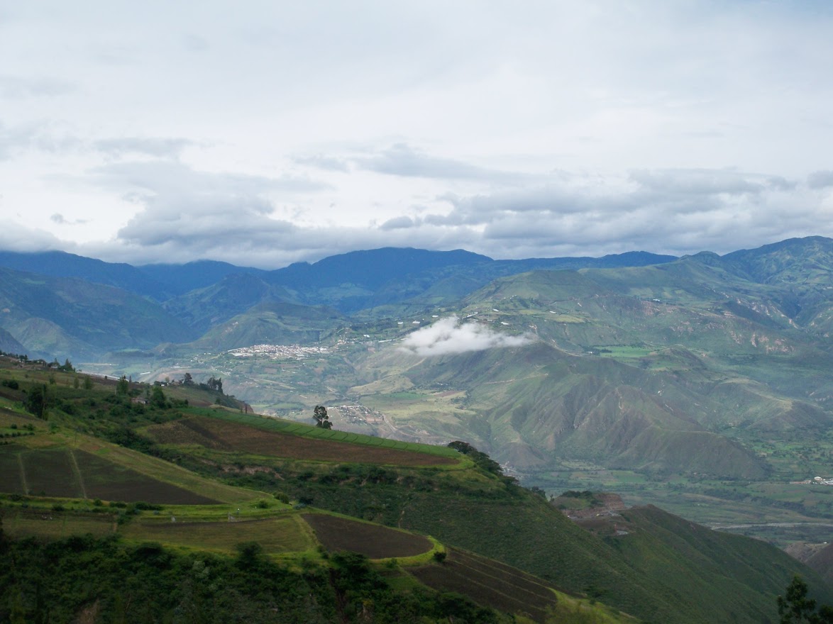 Impressive mountains outside of Ibarra in Ecuador