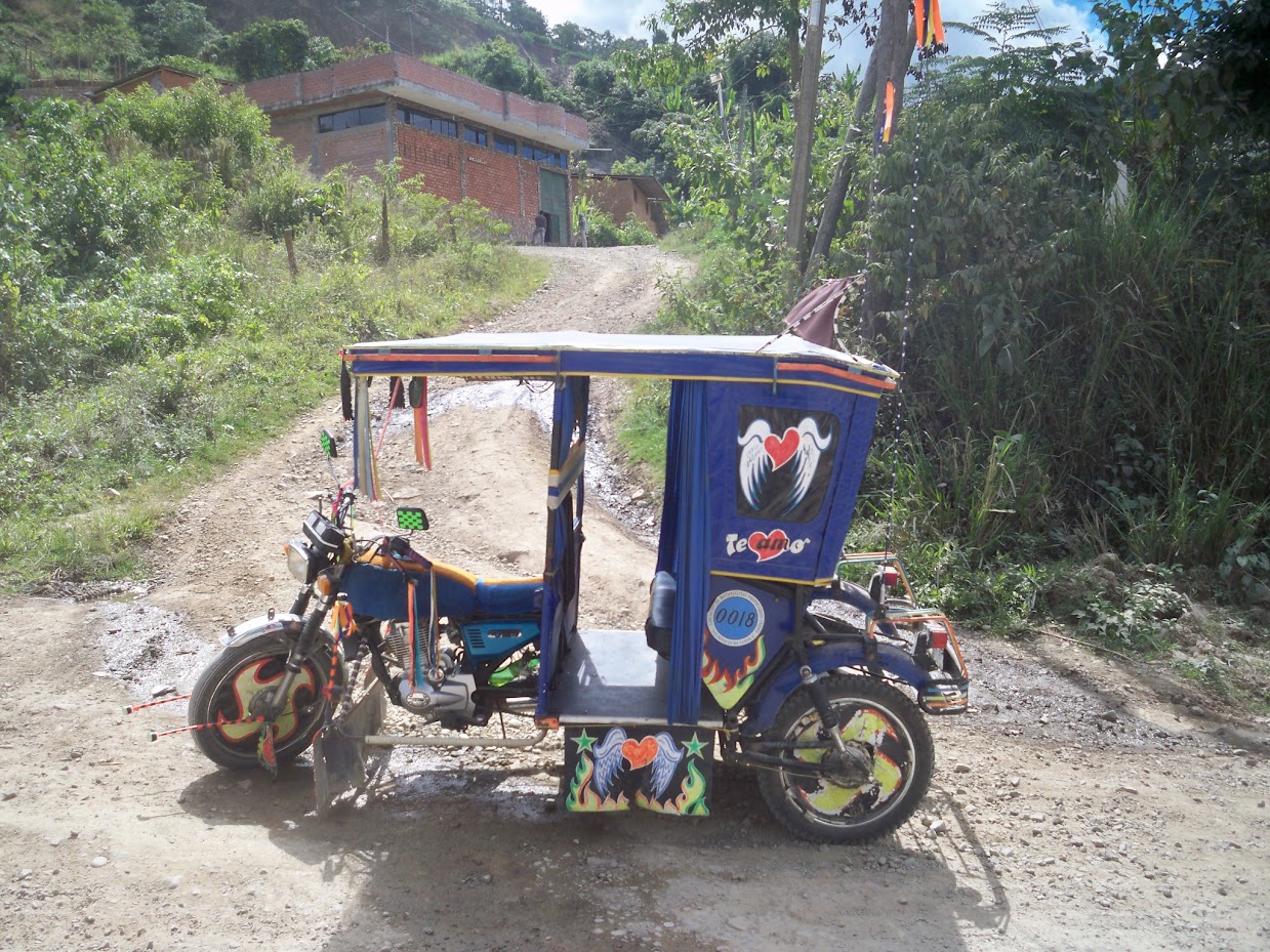 A pimped up ride in San Ignacio, Peru