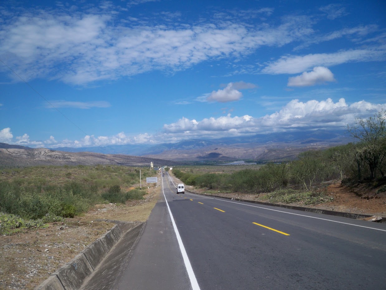 The road to Bagua Grande in Peru