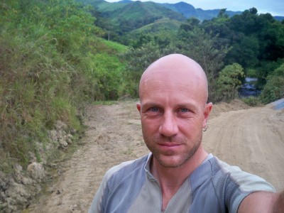 Dave Briggs cycling to the Ecuador - Peru border