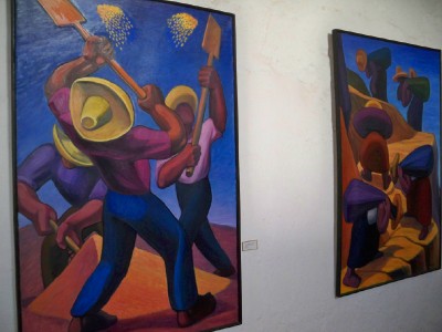 Art display in Cajamarca