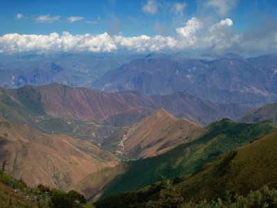 Amazing views from Calla Calla in Peru