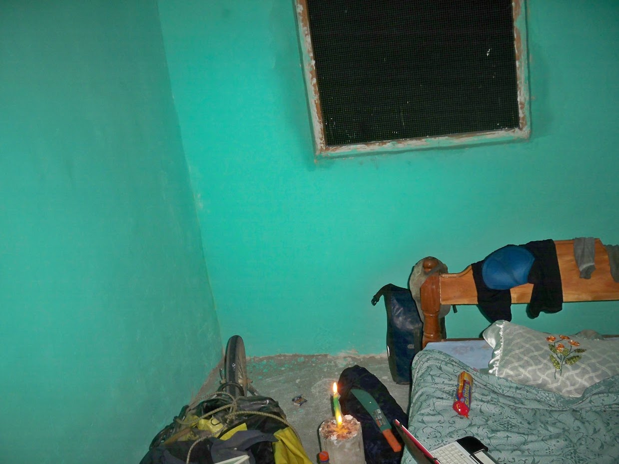 A photo of my cheap room in Peru