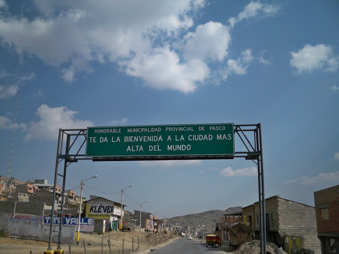 Cerro de Pasco - apparently the highest city in the world