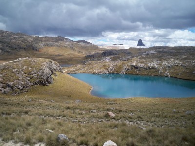 Laguna Verde near Shorey in Peru