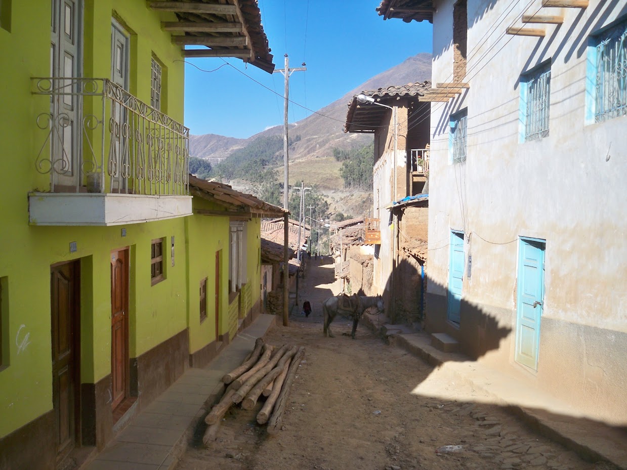Pallasca Town in Peru