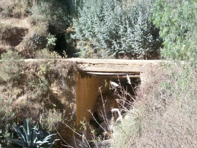 A simple bridge in Peru - one of many I cycled over on my bike tour