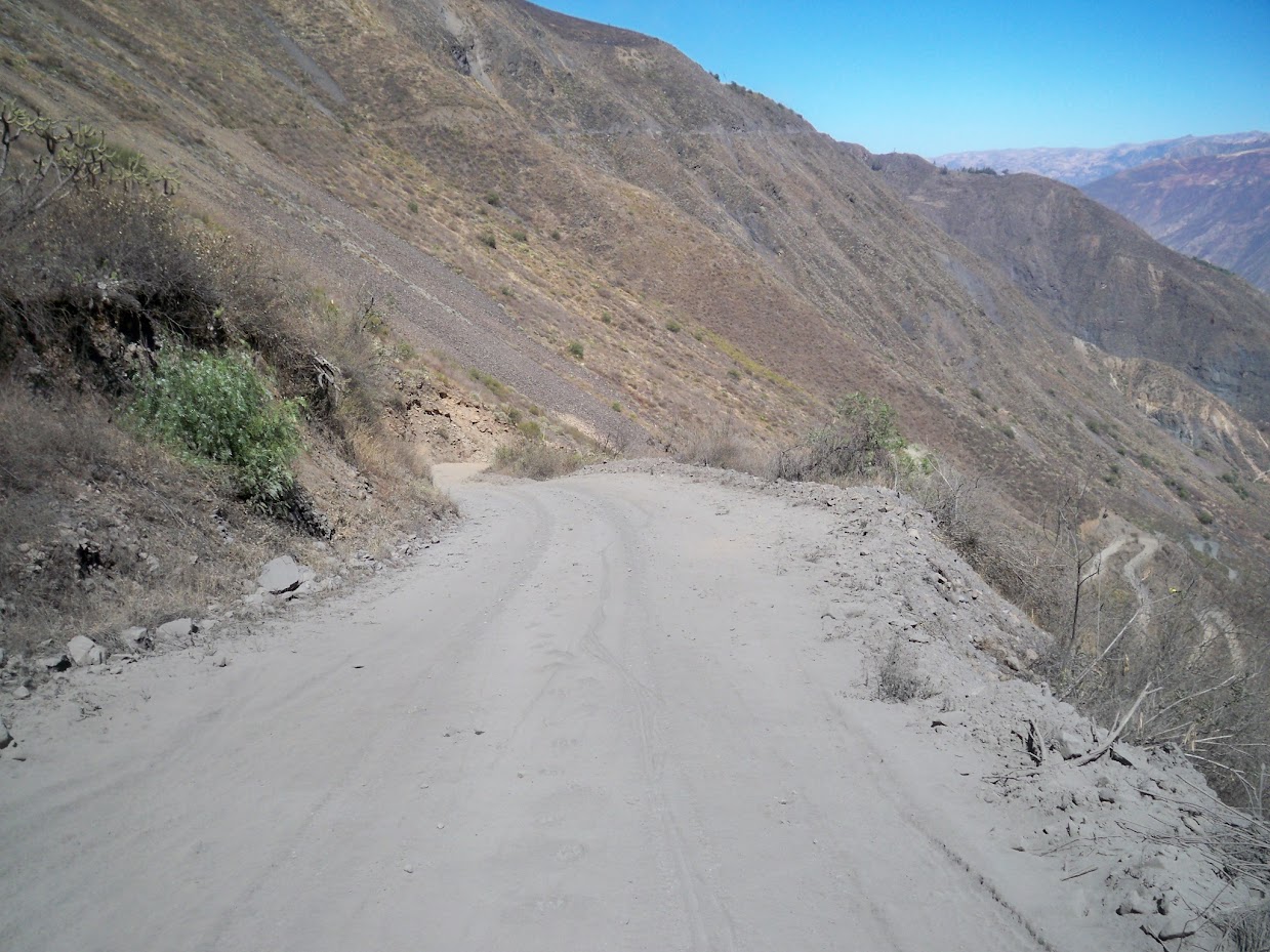 A tough road to cycle up in Peru