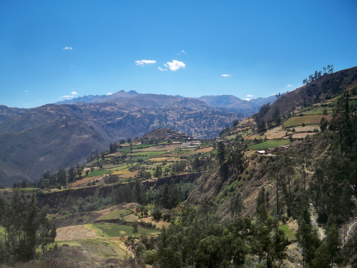View of Andes in Peru