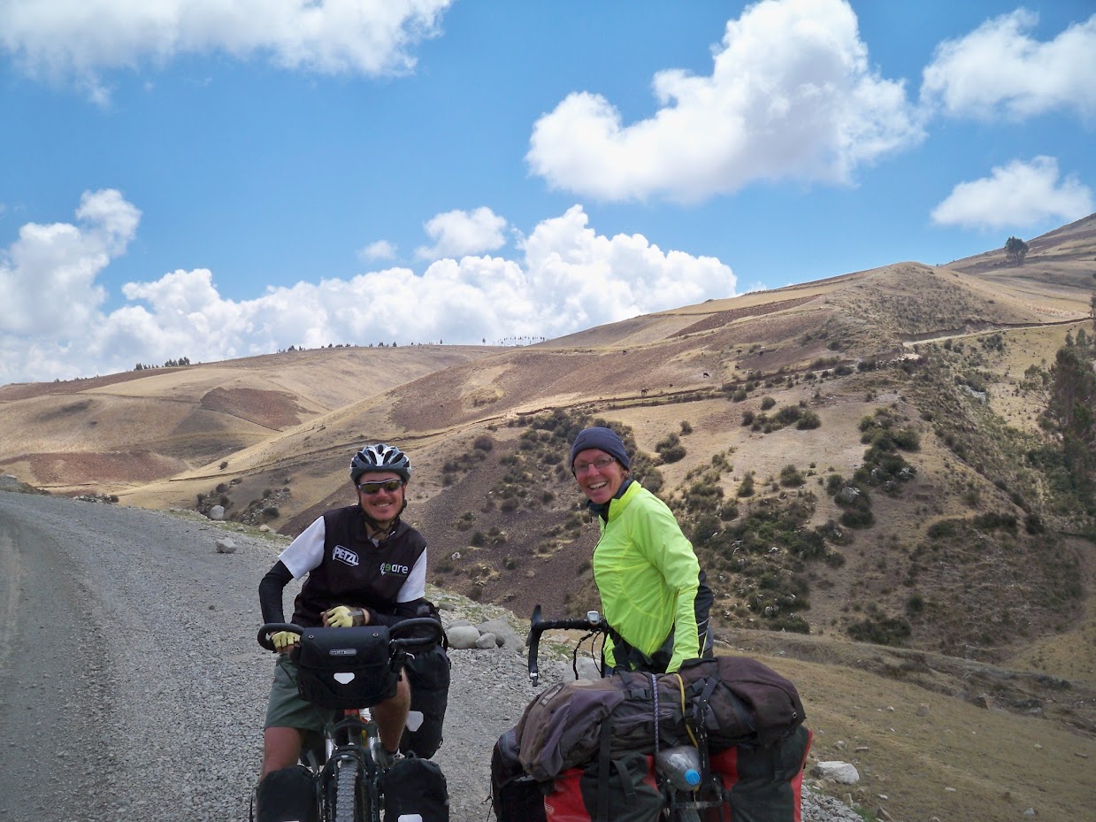 Sandra and Agusti - cyclists in Peru 2010