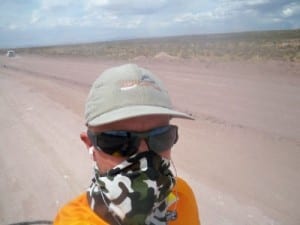 Dave Briggs cycling in Bolivia
