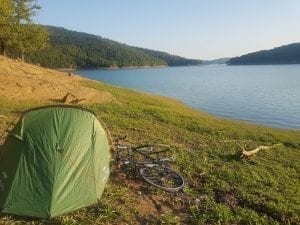 Some tips on how to wild camp when bike touring.
