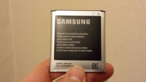 problem with Samsung Galaxy S4 battery