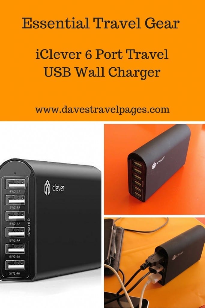 USB Wall Charger Review : This 6 Port Travel USB Wall Charger is an ideal solution for digital nomads working as they travel. Enabling up to 6 devices to be charged via USB leads at once, it is an essential travel accessory you shouldn’t leave home without. Read the article for a full review.