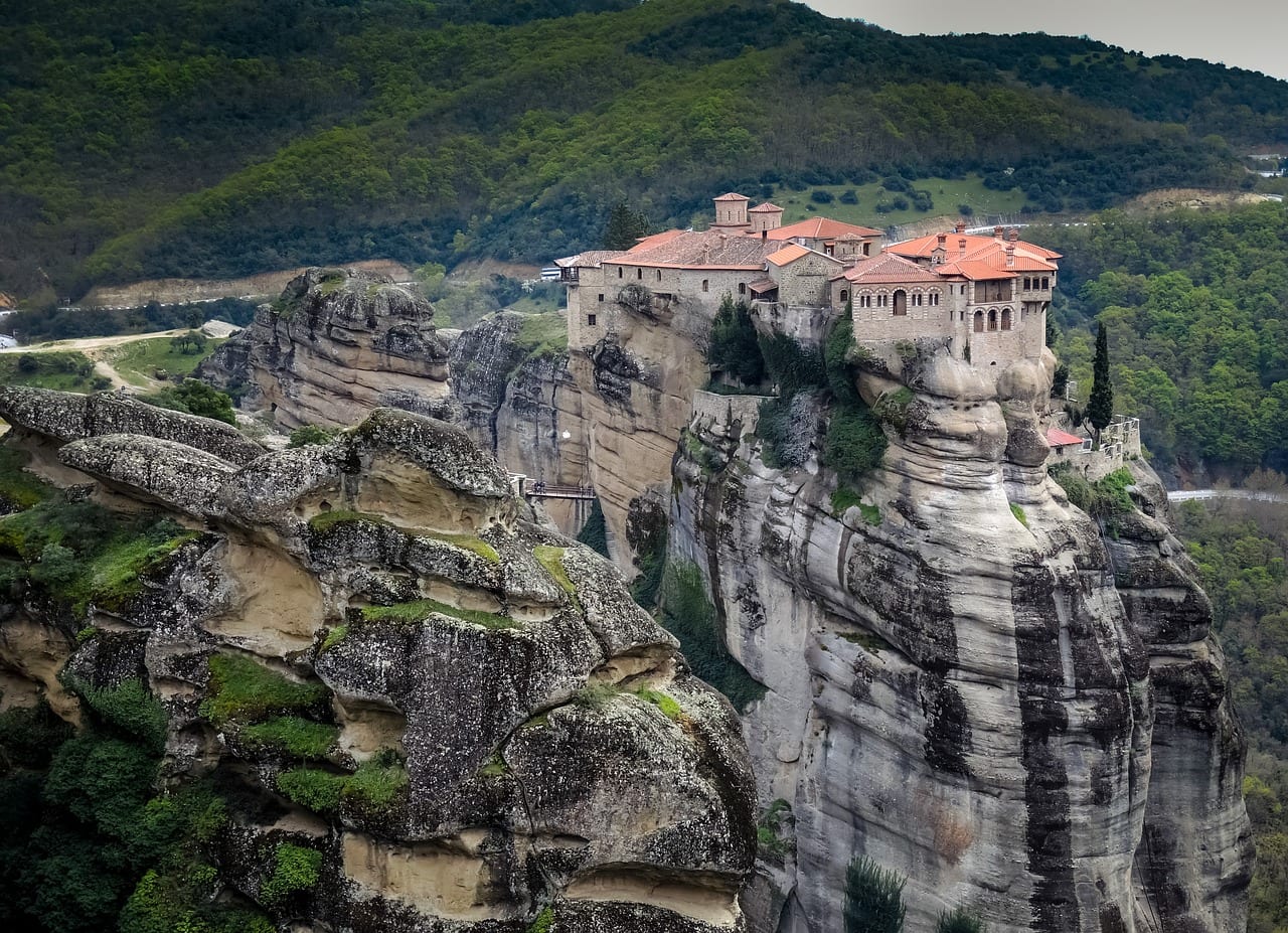 The Varlaam Monastery in Meteora, Greece