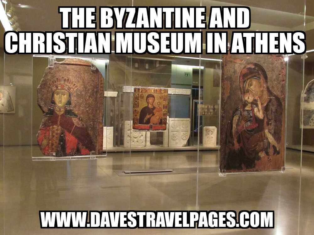The Byzantine museum in Athens contains an impressive array of artworks dating from the beginning to the end of the Byzantine empire