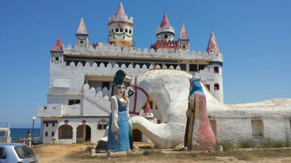 Fairy tale castle in peloponnese