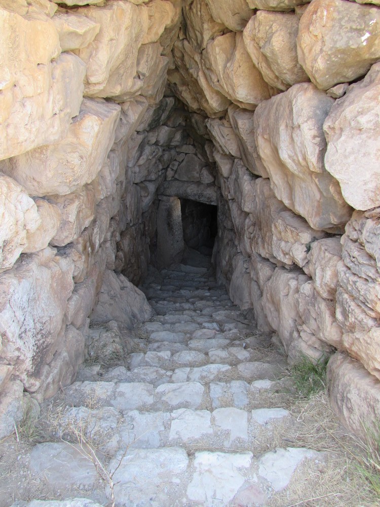 Tunnel in Mycenae