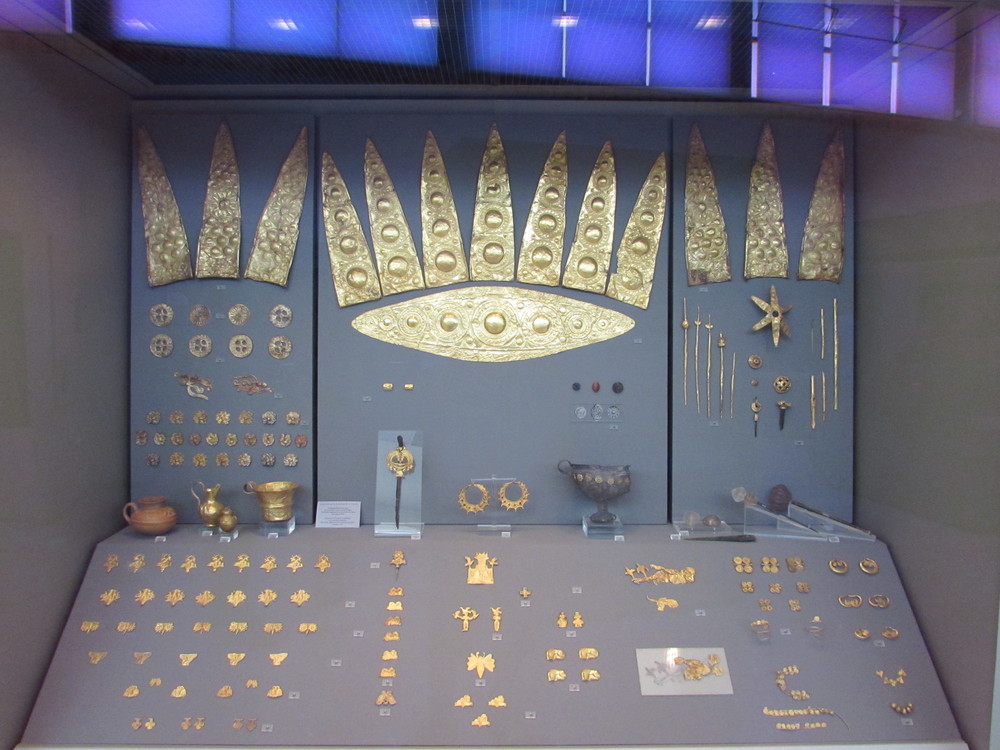 Mycenae Treasure On display at the National Archaeological Museum of Athens