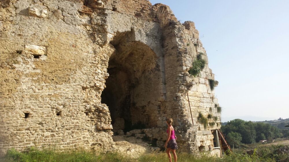 The ruins of Nicopolis in Greece