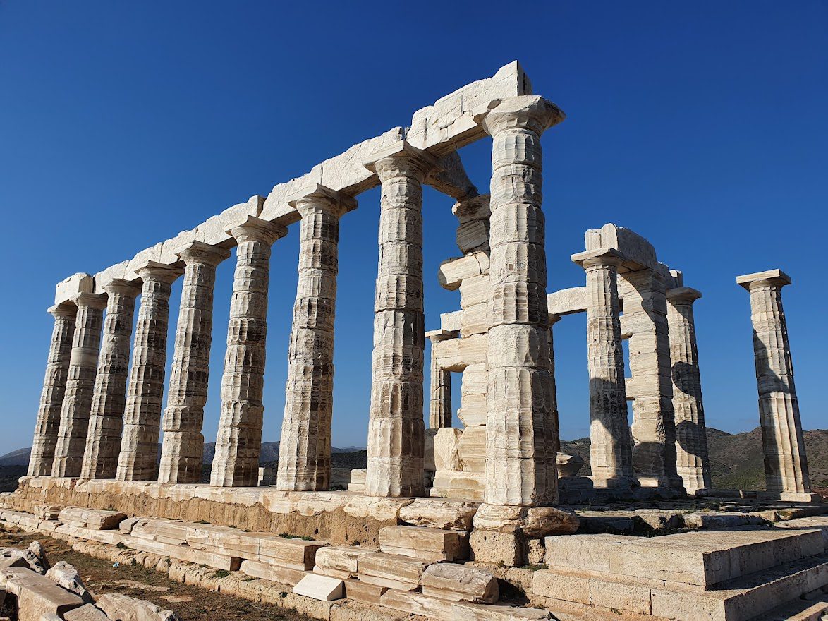 Taking a trip to the Temple of Poseidon at Cape Sounion