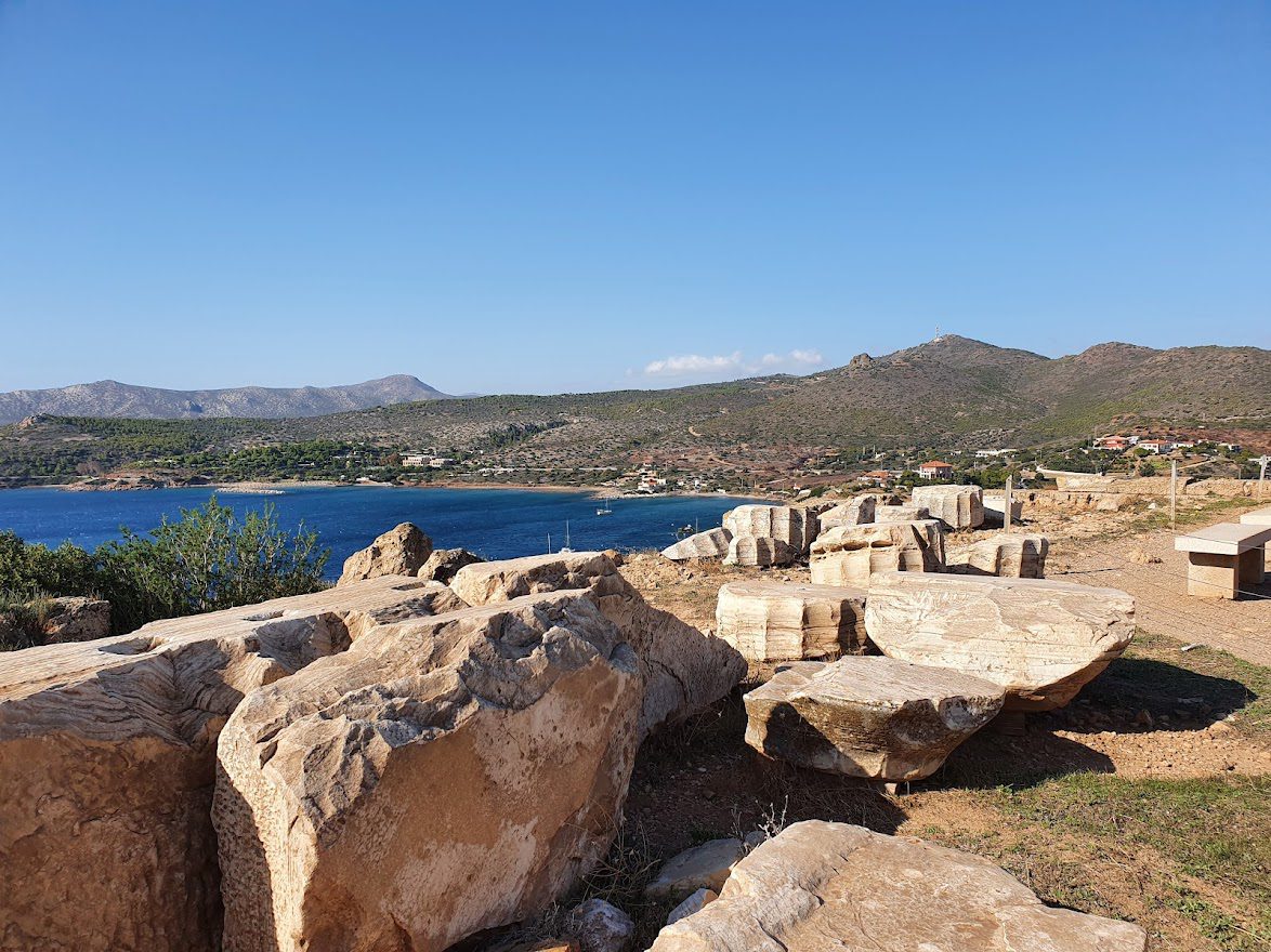A view from the Sounion Site in Greece