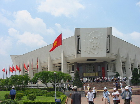 Ho Chi Minh museum in Hanoi, Vietnam