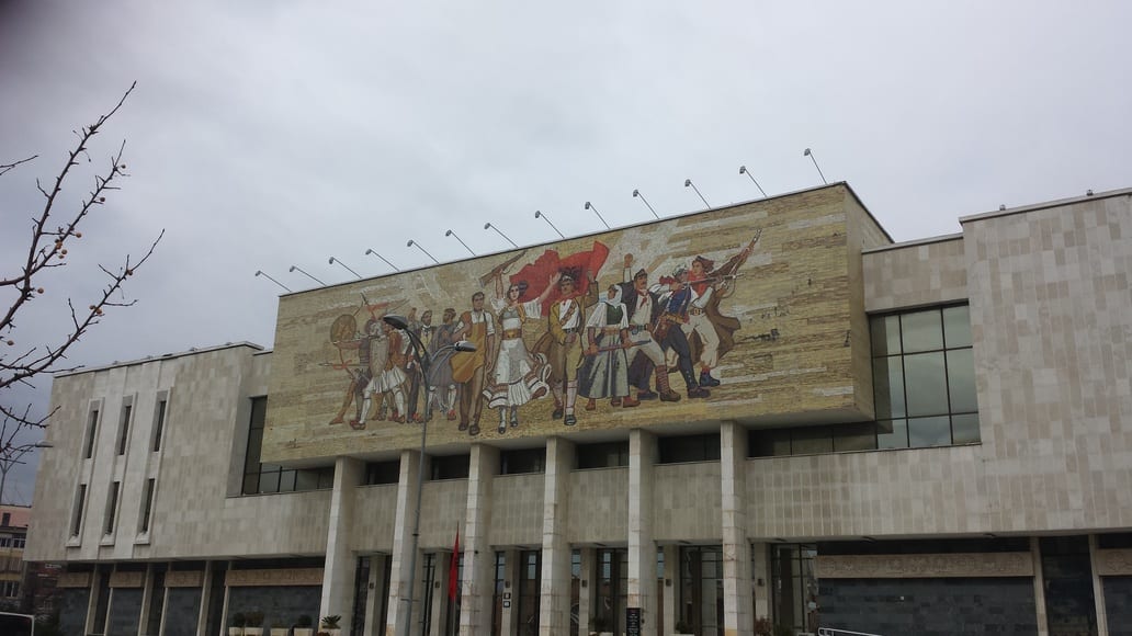 The National History Museum in Tirana