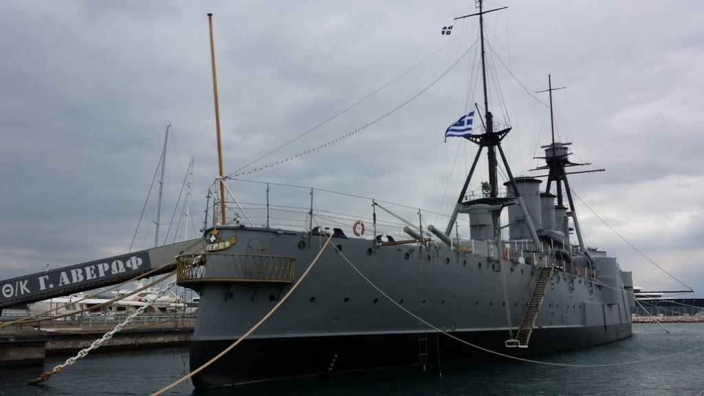 The Averof Museum ship in Athens