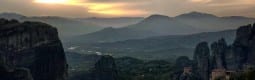 A perfect sunset in Meteora