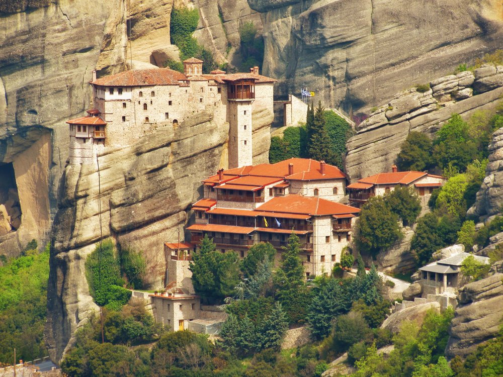 Majestic Meteora Monastery Photos. Meteora is one of the most beautiful places in Greece