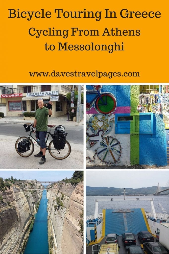 The first week of bicycle touring in Greece, on my trip to cycle from Greece to England. Planning a bicycle tour in Greece? Check out this useful information as well as my route maps.
