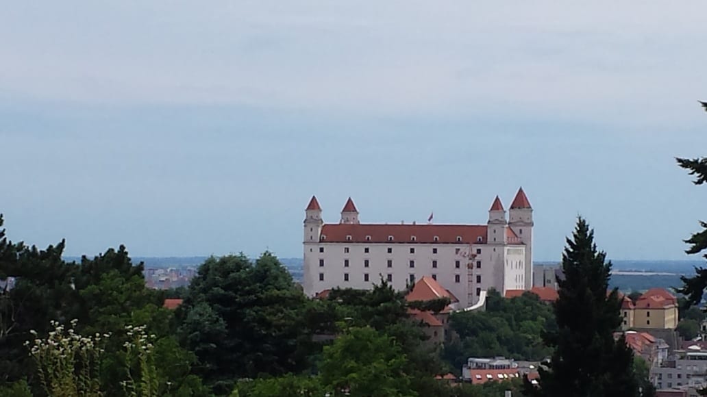 Bratislava Castle dominates the city from up high